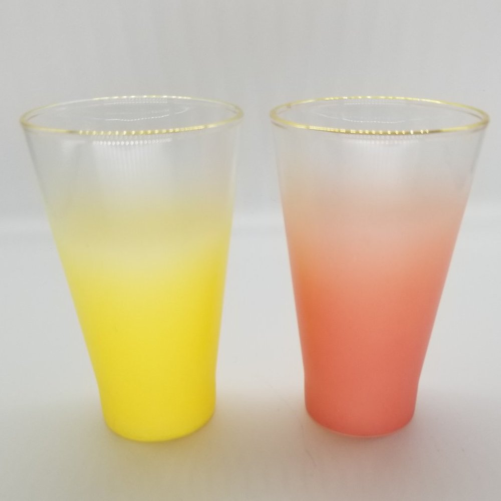 Vintage Blendo Glass Tumblers